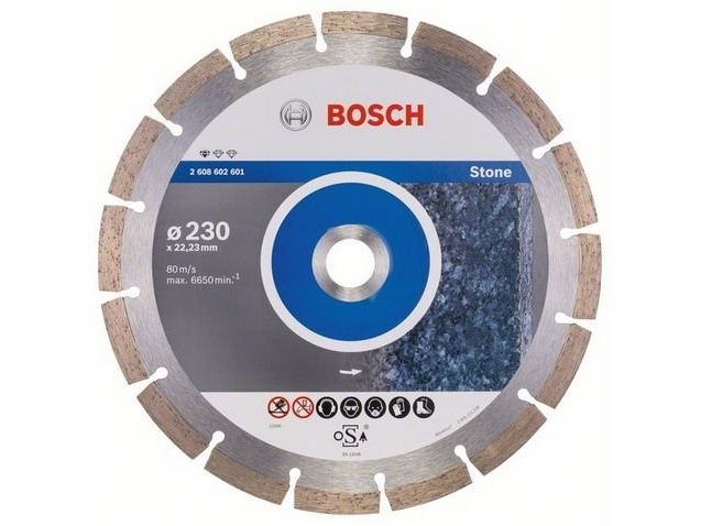 Bosch Standard For Stone - Diamant-Schneidscheibe - Für Stein - 230 Mm (2608602601)