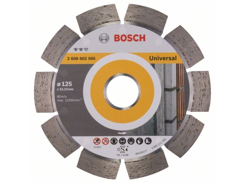 Bosch Deimantinis Pjovimo Diskas Expert For Universal 125X22,2 Mm 2 608 602 565