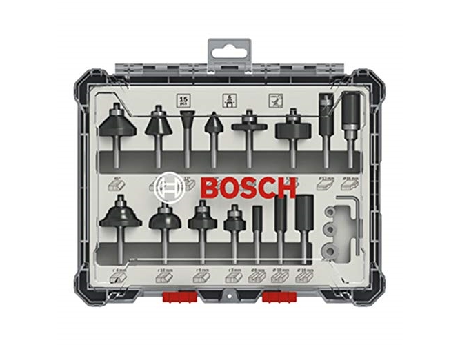 Bosch - Fräskopf - Für Weichholz, Hartholz - 15 Stücke