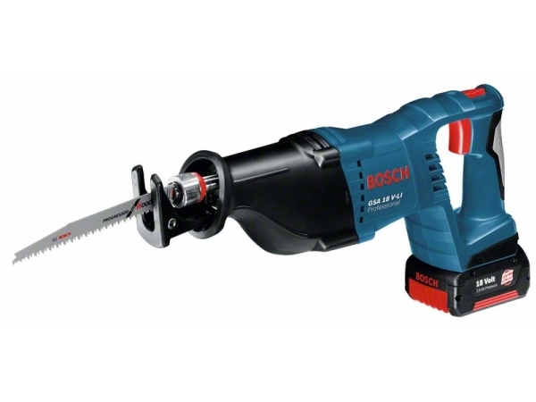 Bosch Gsa 18 V-Li Professional - Motorfuchsschwanz - Kabellos - 2 Geschwindigkeiten - Ohne Batterie - 18 V - Solo