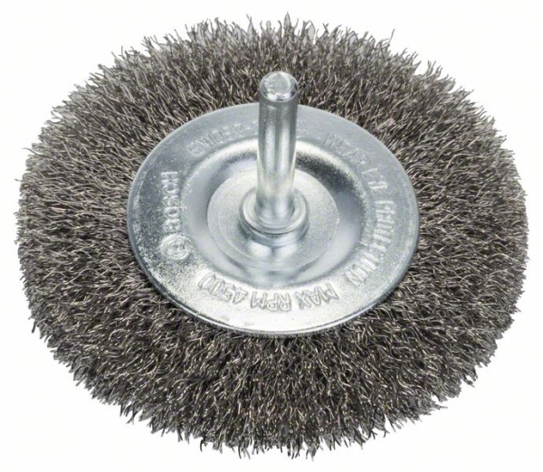 Bosch Skivebørste Bølget 80Mm Inox 6Mm