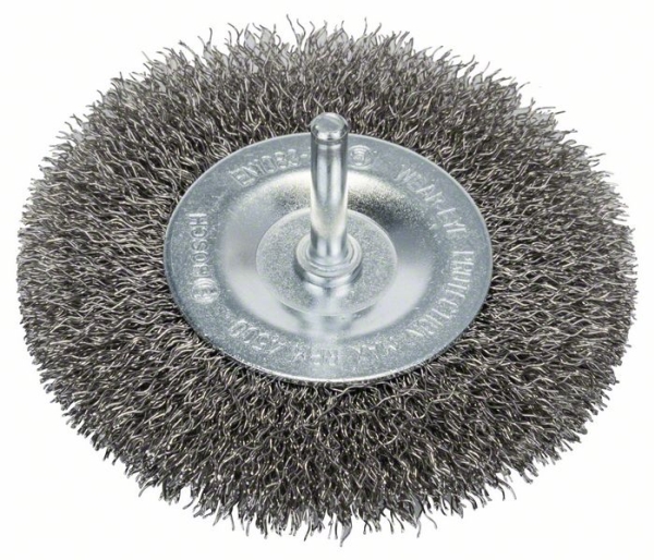 Bosch Skivebørste Bølget 100Mm Inox 6Mm