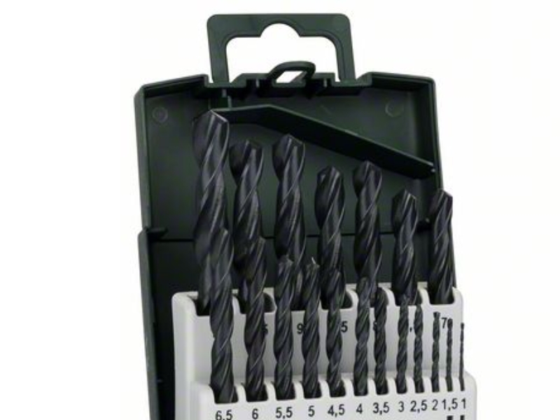 Bosch Accessories 2609255131 Hss Metall-Spiralbohrer-Set 19Teilig Rollgewalzt Din 338 Zylinderschaft 1 Set