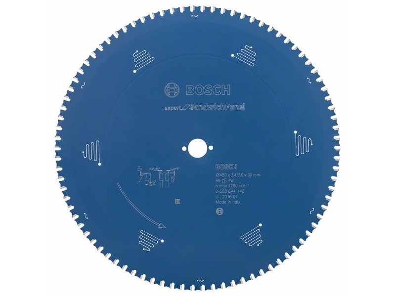 Bosch Rundsavkl 450X3,4X30mm 86T Exp Sandwich