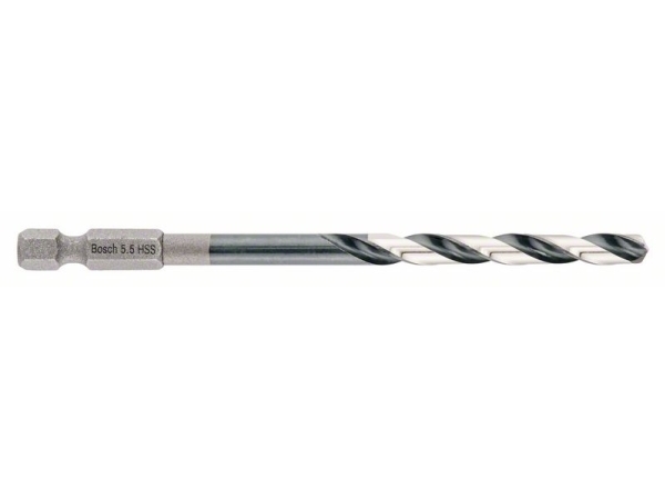 Bosch Accessories 2608577057 Bosch Power Tools Hss-G Metal-Spiralbor 5.5 Mm Samlet Længde 98 Mm Sekskantskaft 1 Stk