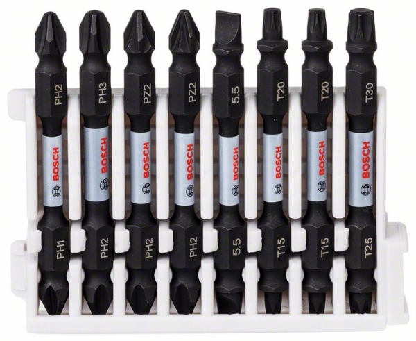 Bosch Impact Bitset Ph-Pz-Sl-Tx 65Mm 8Pcs