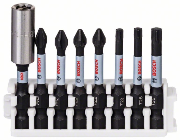 Bosch Bitsset Impact Ph-Pz-Tx 50Mm Sthold 8St