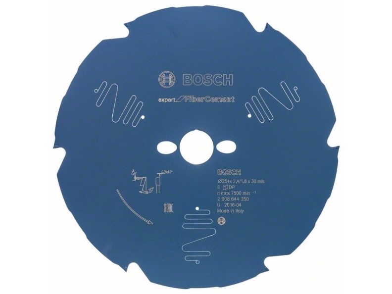 Bosch Rundsavkl 254X30x2,2Mm 6T Exp Fiber Ceme
