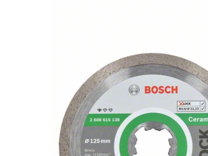 Bosch X-LOCK Standard for Ceramic-diamantskæreskive, 125 x 22,23 x 1,6 x 7