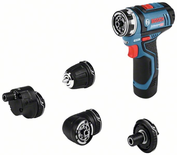 Bosch Gsr 12V-35 Fc, Handbohrmaschine, Ohne Schlüssel, Bürstenlos, 1 Cm, 1750 Rpm, 3,2 Cm - Mit 2X Akku Und 1X Ladegerät