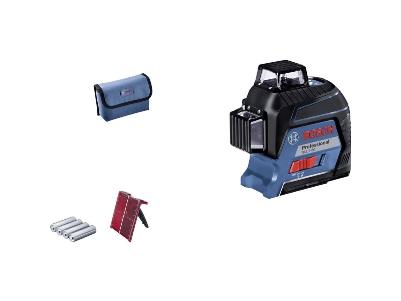 Bosch Professional Gll 3-80 Linjelaser Rækkevidde (Max.): 30 M