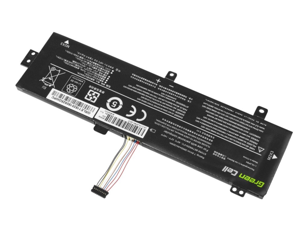 Green Cell - Batteri til bærbar computer (svarende til: Lenovo L15C2PB3, Lenovo L15L2PB4, Lenovo L15M2PB3, Lenovo L15S2TB0) - Litium-polymer - 4-cellet - 3500 mAh - sort - for Lenovo IdeaPad 310-15IAP  310-15IKB