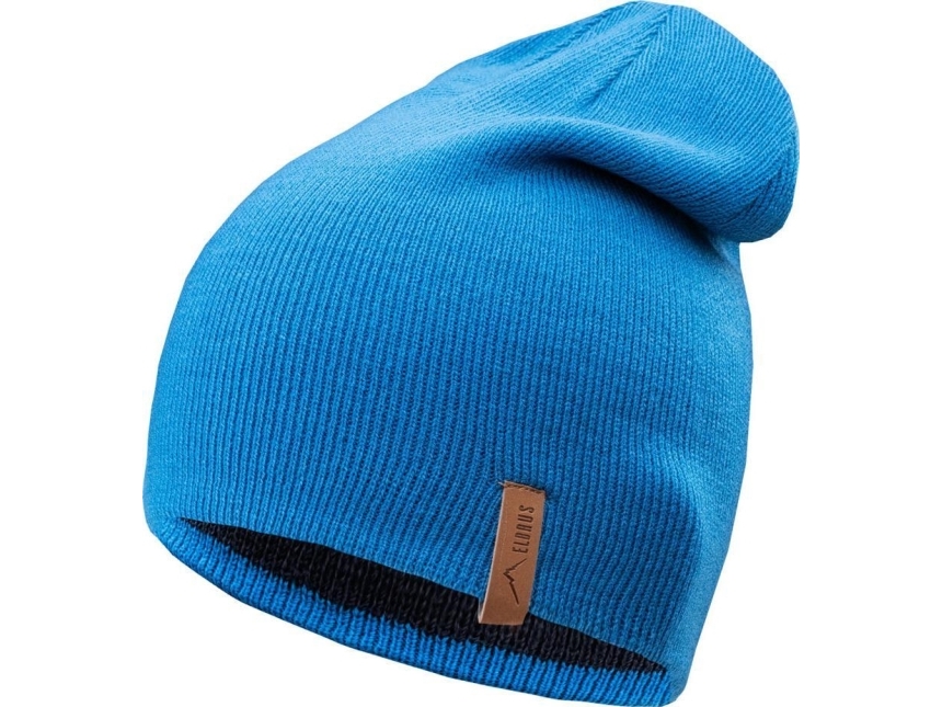 Elbrus dobbeltsidet vinterhue til mænd Elbrus Trend blå og navy