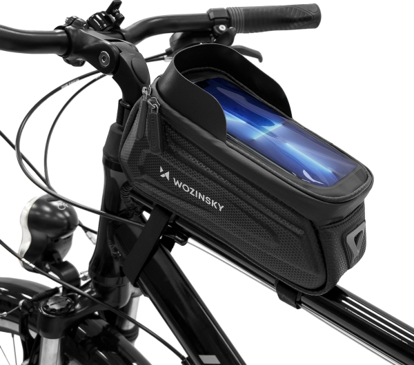 Wozinsky Wozinsky Cykeltaske 1,7 L Telefonhylster Sort (Wbb28bk)