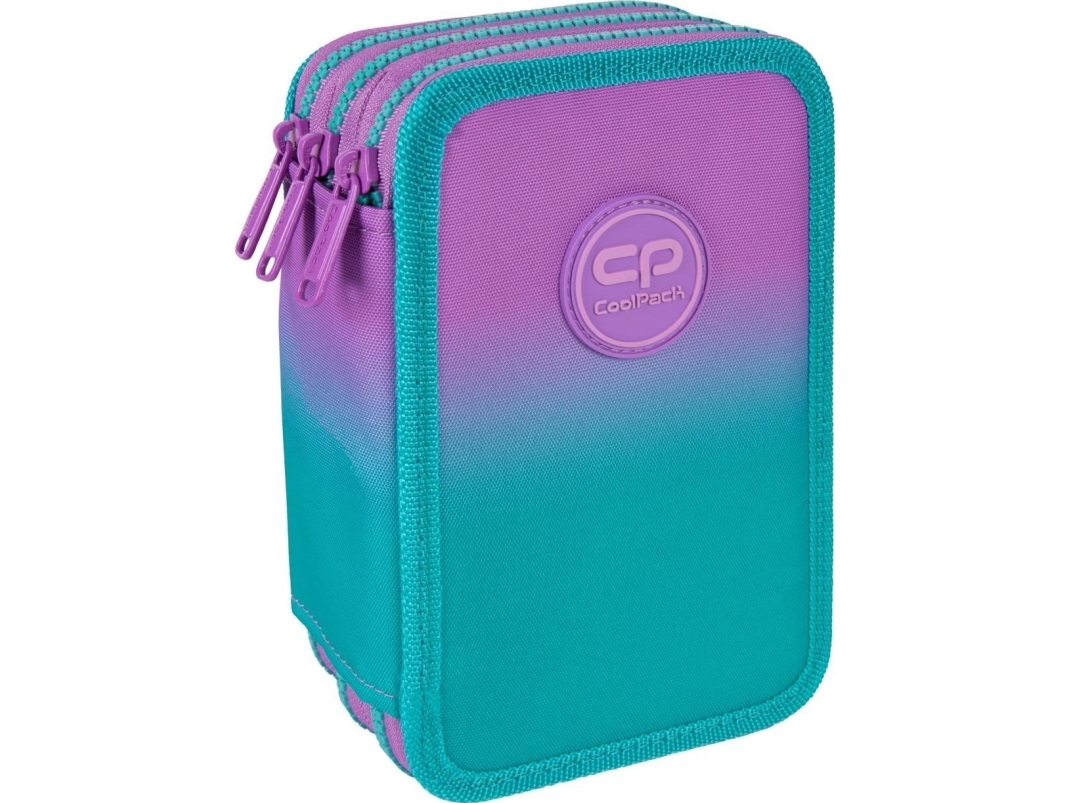 Tri-Fold Pencil Case With Accessories Jumper 3 Gradient Blueberry E67505 Coolpack