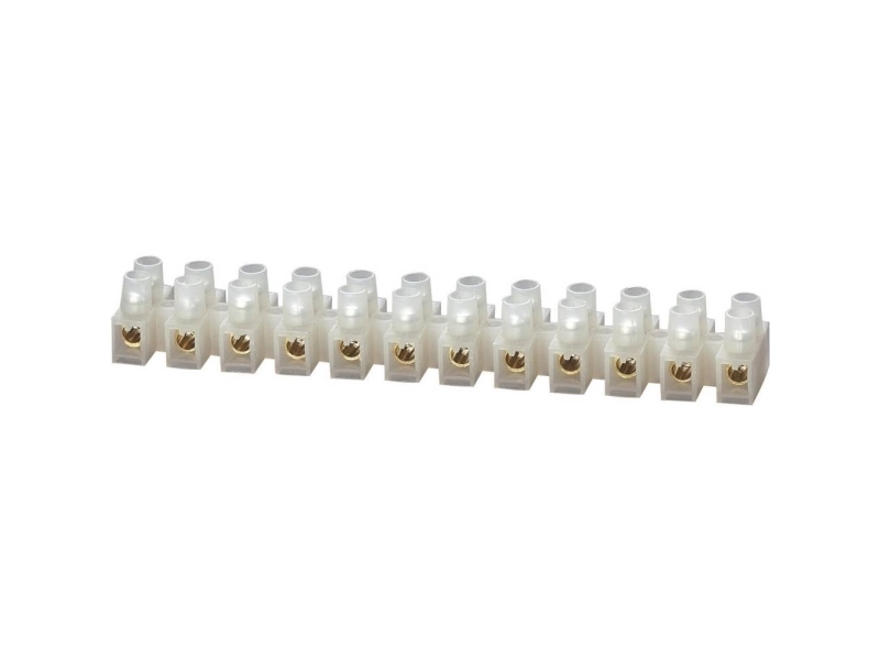 Tru Components Kronemuffe Fleksibel: 1.0-4.0 Mm² Stift: 1.0-4.0 Mm² Poltal: 12 Hvid 1 Stk