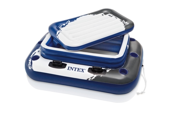 Intex MEGA CHILL II, Svart, Blå, Vit, Flytande kylare, Vinyl, Kina, 3 styck, 970 mm | Utomhusleksaker - Glasögon & Dykmaske - Badluftsmadrasser | GameStuff