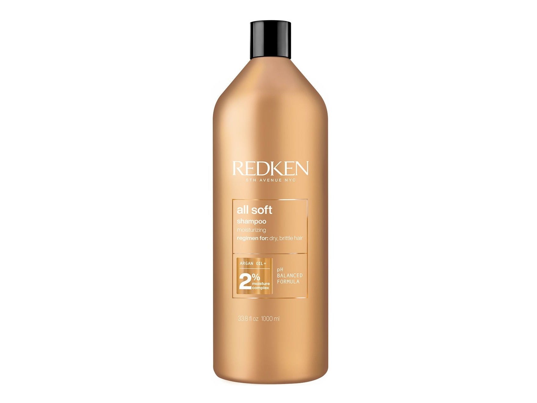 Redken ALL SOFT, Schampo, Torrt hår, 1000 ml, Shine, Mjukgörande, Flaska, 1 styck | Hårvård - Hårprodukter - Schampo | GameStuff