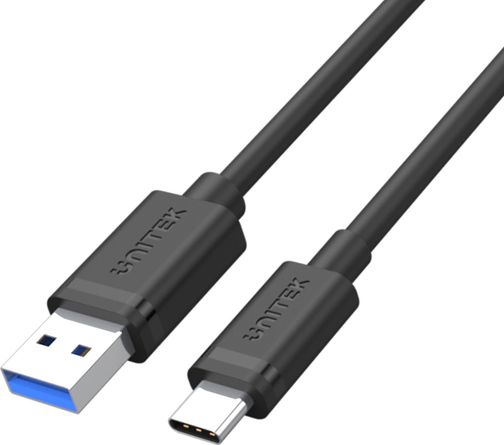 Unitek Usb-A Auf Usb-C Kabel 0,25 M Schwarz (Y-C490bk)