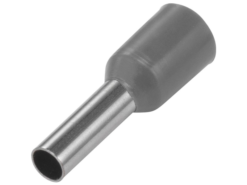 Tru Components 1091281 Kabelschuhe 2,5 Mm² Teilisoliert Grau (100 Stk)