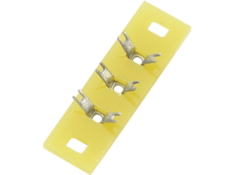 Tru Components Loddeliste Enkeltrække Samlet Antal Poler 3 Epoxyd (L X B X H) 30 X 9 X 1,5 Mm 1 Stk