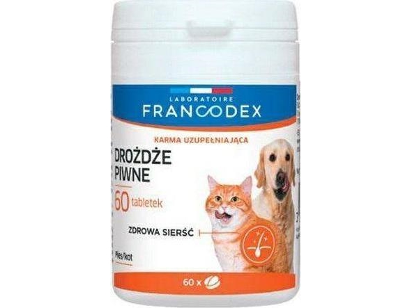 Francodex FRANCODEX EN Öljäst för hundar och katter 60 tabletter | Sällskapsdjur - Hund - Tillskott & olier | GameStuff