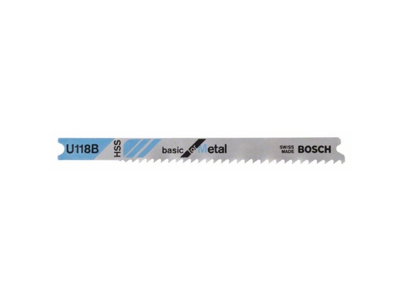 BOSCH sticksågblad U118B (3 st) metall | Elverktyg - Sågblad - Sticksågsblad | GameStuff