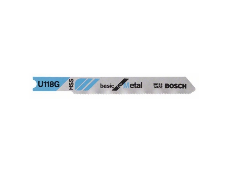 Bosch Accessories 2608631770 Stiksavsklinge U 118 G Basic For Metal 3 Stk