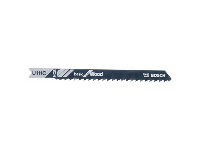 Bosch tillbehör 2608630566 sticksågblad U 111 C Basic för trä 3 st | Elverktyg - Sågblad - Sticksågsblad | GameStuff