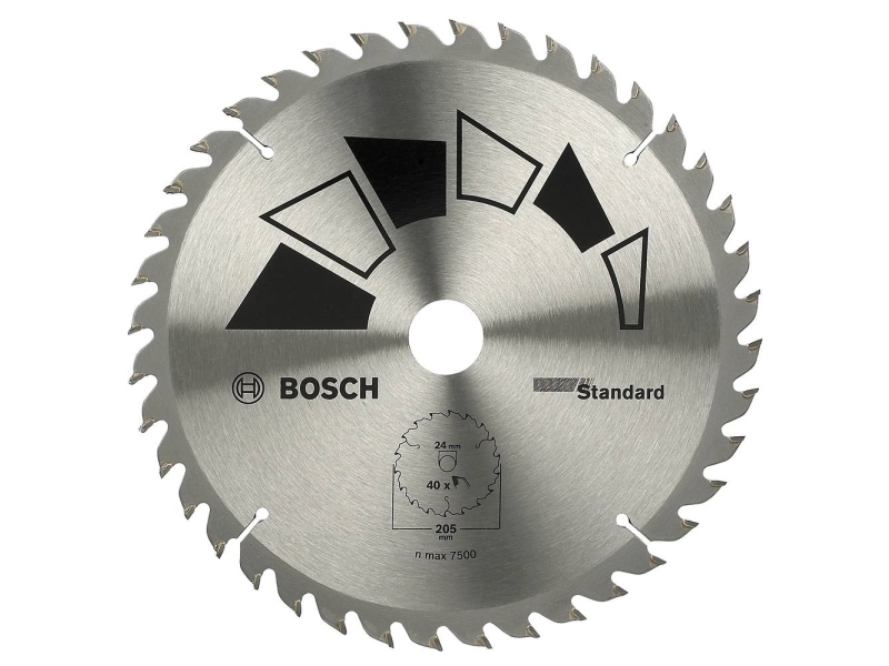 Bosch Rundsavkl Stand Ø205x2.2X24/18/16Mm T40