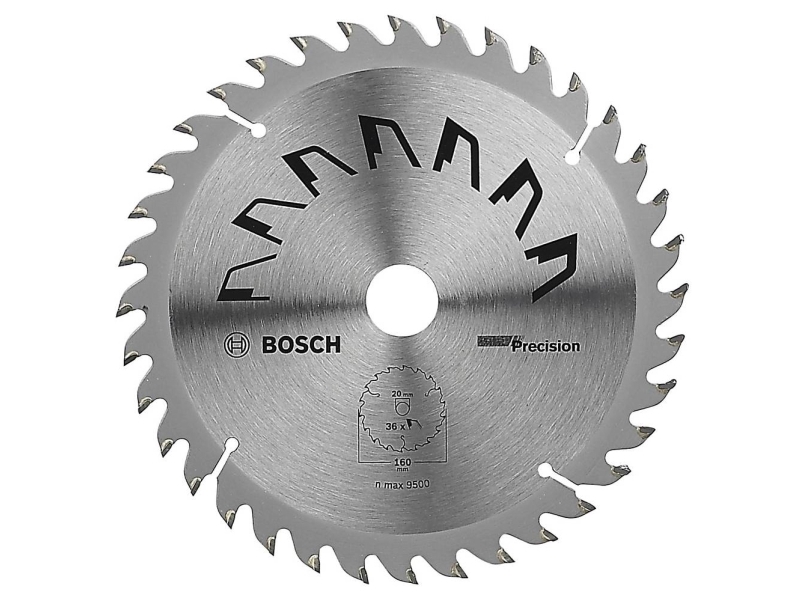Bosch Rundsavsklinge Precision 160x2x20/16mm T36 - 2609256856