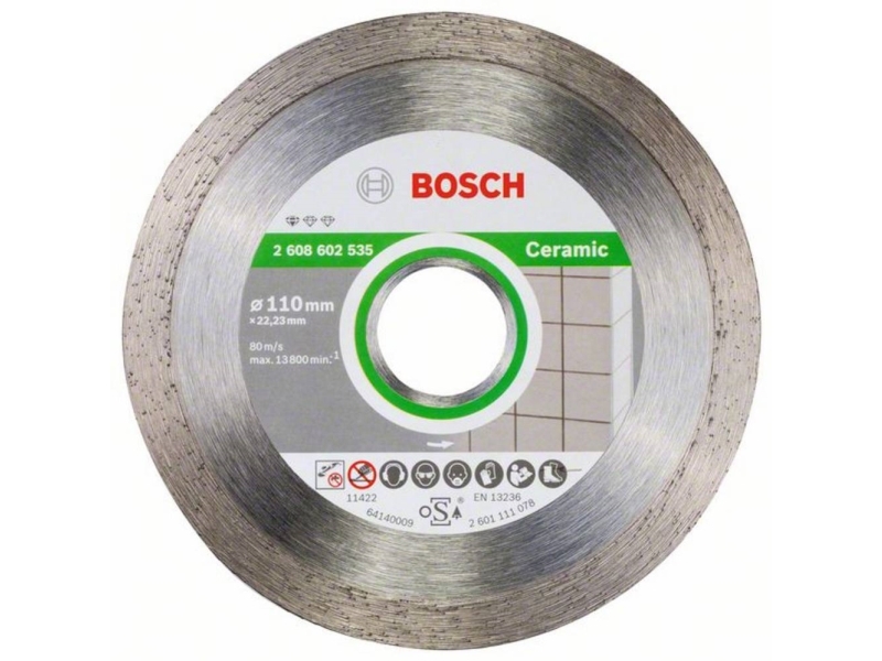 Bosch DIAMANTSKIVE STD CERAMIC 110X22,23MM | Elverktyg - Sågblad - Diamantblad | GameStuff
