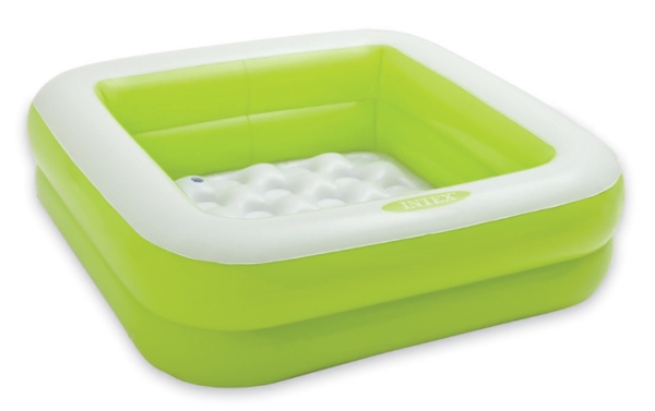 Intex 57100, Oppustelig pool, 57 L, Firkant, 1 År, Vinyl, Grøn, Lyserød, Hvid