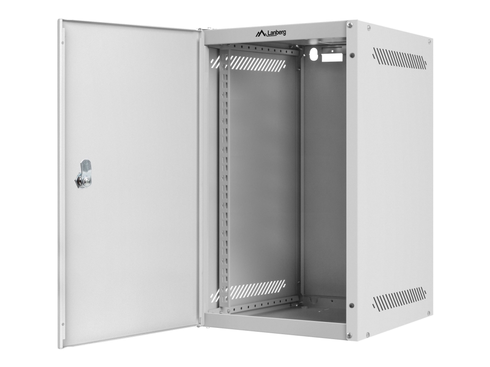 Lanberg 10" Wall-Mounted Rack Cabinet 9U (280X310, Gray)