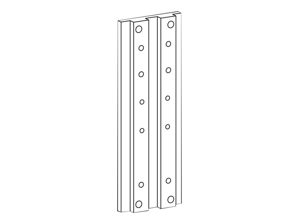 Ergotron - Komponenter Til Montering (Sporingsmonteringsbøjlesæt) - For Fladt Panel - Aluminium - Vægmonterbar - For Arms 100 Series, 200 Series, 300