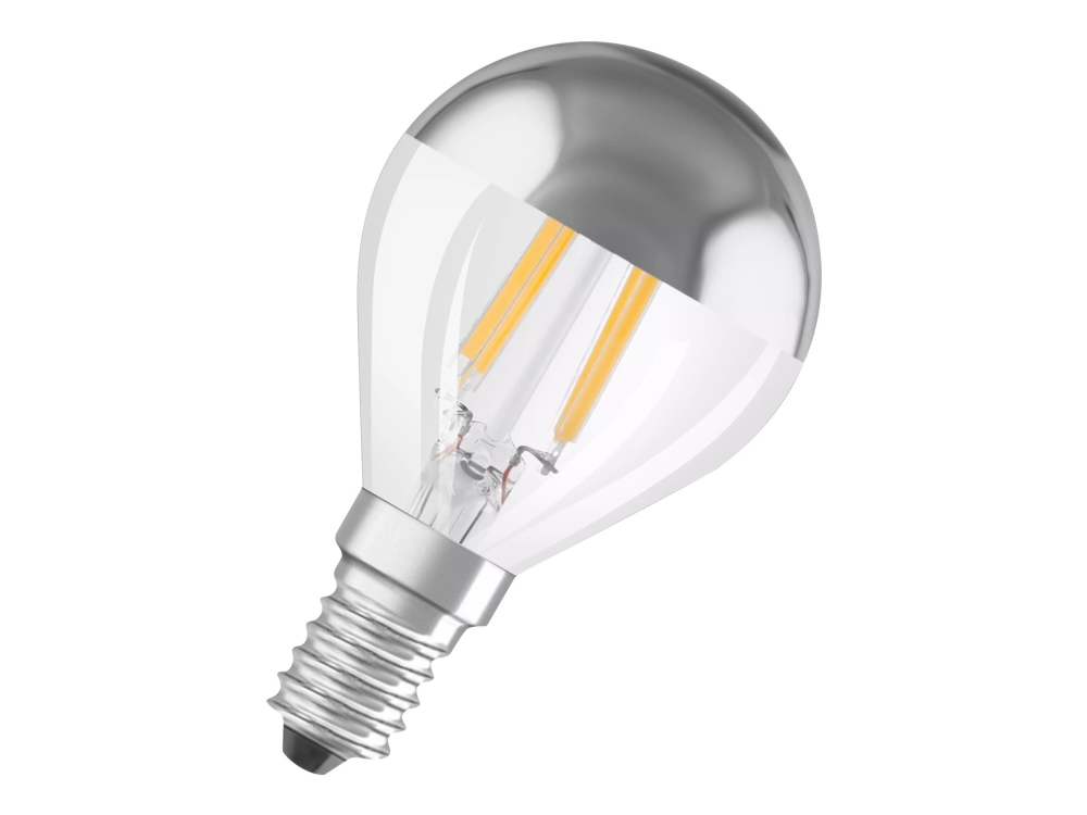 OSRAM LED STAR - LED-glödlampa med filament - form: P45 - klar finish - E14 - 4 W (motsvarande 31 W) - klass F - varmt vitt ljus - 2700 K | Belysning - Ljuskälla - E14 Ljuskälla | GameStuff