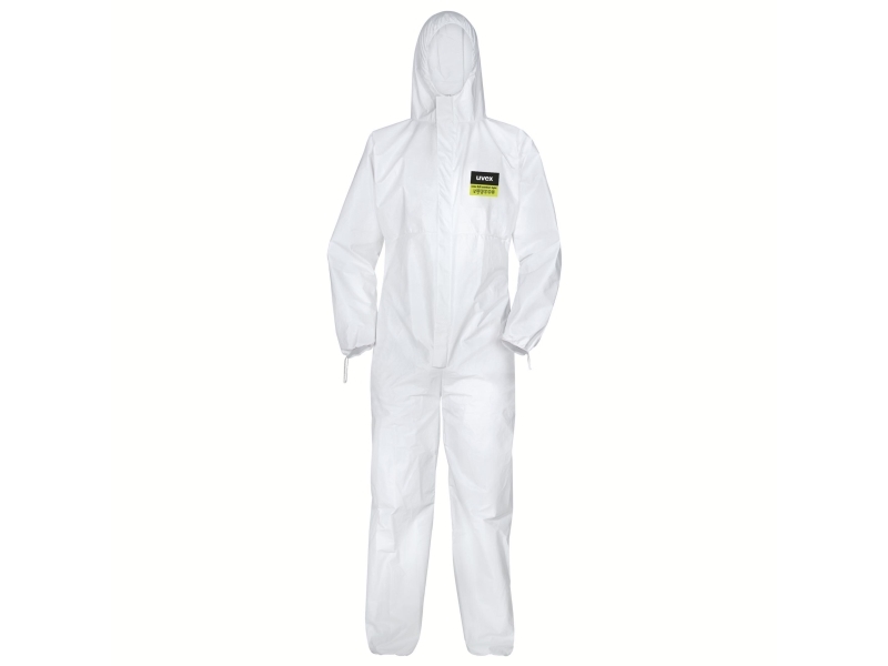 Uvex 88497, Vit, S, SML, Polypropylen (PP) | Kläder & Säkerhet - Arbetskläder - Heltäckande overaller | GameStuff