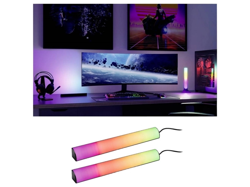 Paulmann Dynamic RGB, Dekorativ lyskæde, Sort, Aluminium, Plast, IP20, II, LED