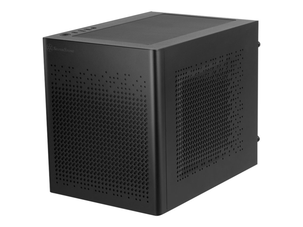 Silverstone Sugo Sg16 Mini-Itx-Kabinet Sst-Sg16b Mini-Dtx, Sort