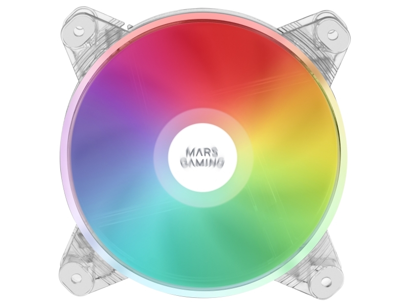 Mars Gaming Mfd, Ventilator, 12 Cm, 1100 Rpm, Hvid