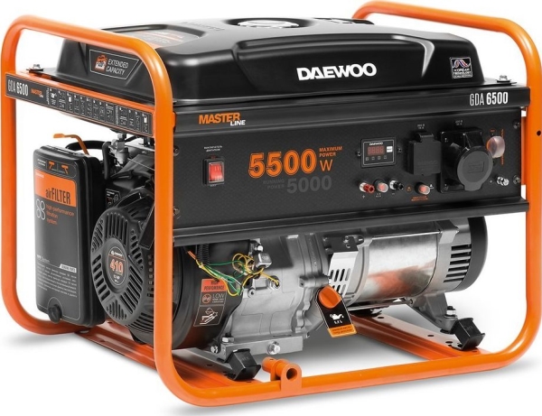 Daewoo Gda 6500 Motor-Generator 5000 W 30 L Benzin Orange, Sortieren