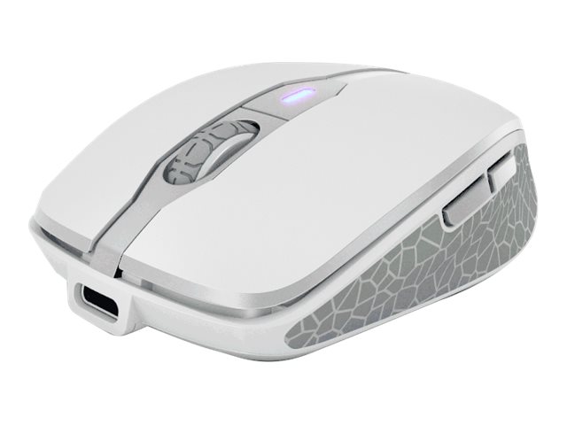 Cherry Dw 9100 Slim - Tastatur- Und Maus-Set - Kabellos - 2,4 Ghz, Bluetooth 4.0 - Usa Mit Euro-Symbol - Weiß, Silber