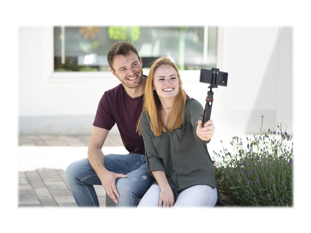 Hama 2In1 "Solid" 19B - Støttesystem - Skyde Greb / Mini Tripod