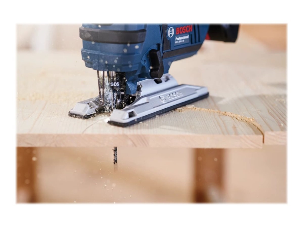 Bosch speed for Wood T 144 D - Sticksågblad - för spånskiva, plywood, fiberplatta, mjuka träslag - 3 delar - T-skaft - längd: 100 mm