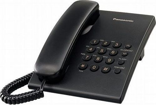 Panasonic KX-TS500PDB fasttelefon svart
