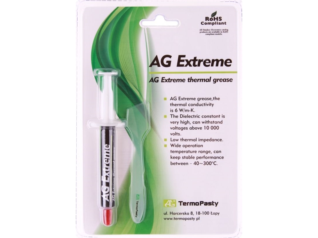 Wärmeleitpaste Ag Termopasty Ag Extreme 3 G (Art.Agt-108)