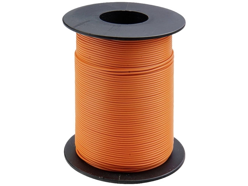 Donau Elektronik 125-S25-7 Leitung 1 X 0,25 Mm² Orange 25 M