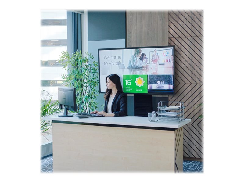 Vivitek Novodisplay Dk550, Digital Beschilderung Flachbildschirm, 139,7 Cm (55 Zoll), Lcd, 3840 X 2160 Pixel, Wlan