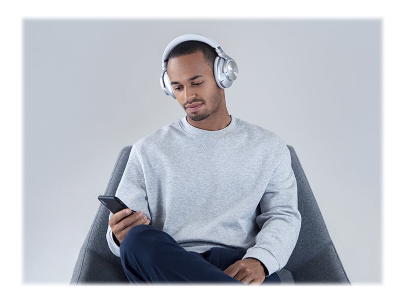 Technics Eah-A800e - Hovedtelefoner Med Mik. - Fuld Størrelse - Bluetooth - Trådløs, Kablet - Aktiv Støjfjerning - 3,5 Mm Jackstik - Sølv