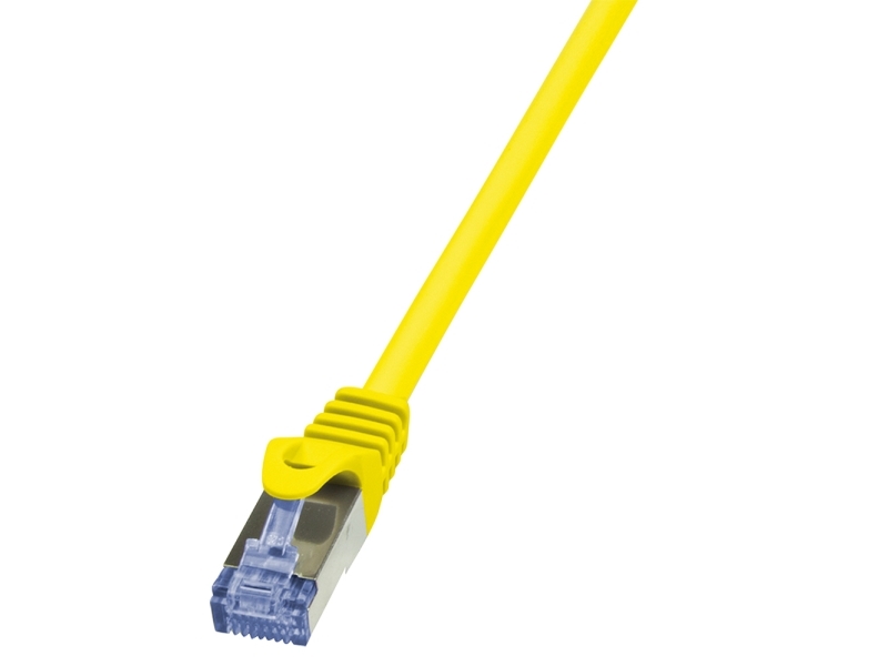 LogiLink 1m Cat.6A 10G S/FTP, 1 m, Cat6a, S/FTP (S-STP), RJ-45, RJ-45, Gul